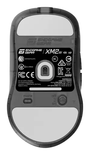 Мышь ENDGAME GEAR XM2w 4k v2 Black (Transparent) (PGW-EG-MOU-081) - фото 3