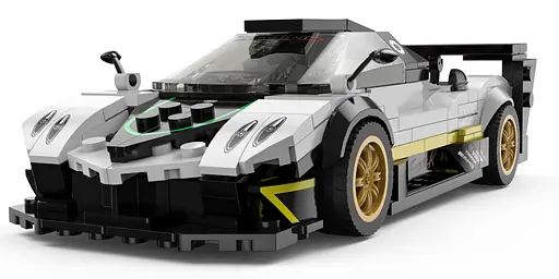 Конструктор дитячий автомобіль Pagani Zonda R білий RASTAR - фото 5