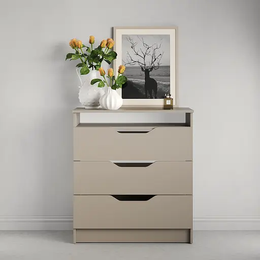 Комод в спальню MebelStar 800 Лилу 81x40x89 см Кашемир (MBS-1300) - фото 2