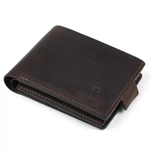 Кожаный кошелек Grande Pelle 11х9х2 см acs0029306 - фото 8