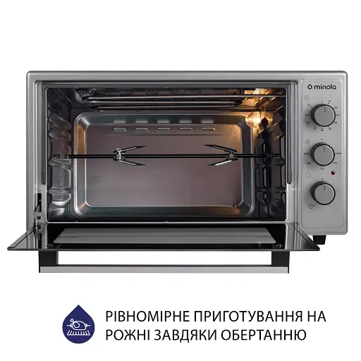 Электрическая печь Minola FOEV 4815 GR - фото 9