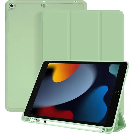 Чохол-книжка CDK для Apple iPad 10.2" 9gen 2021 екокожа/силікон Smart Case cлот стилус (011189) (light
