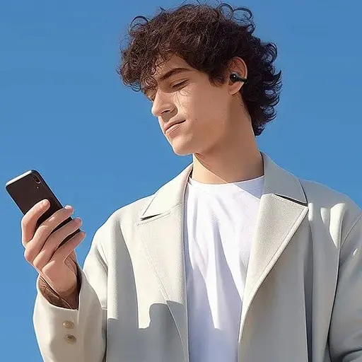 Бездротові навушники з кейсом Baseus AirGo AS01 Black (58844) - фото 3