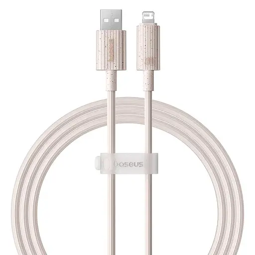 Дата кабель Baseus Habitat Series Fast Charging USB to Lightning 2.4A (2m) (P10360200) Wheat Pink