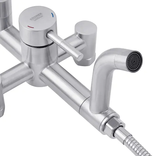 Душова система Kroner KRP Edelstahl Klassisch - ESG063 CV022977, Хром матовий - фото 5