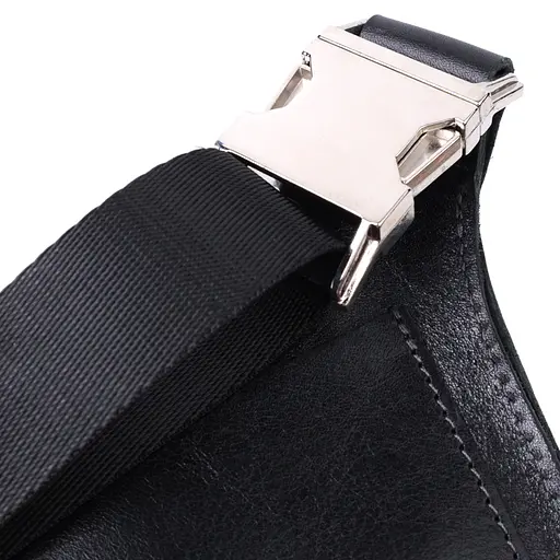 Кожаная бананка Grande Pelle унисекс 25х15х4.5 см sum0026992 - фото 7