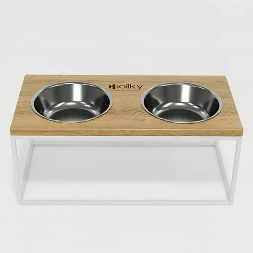 Hollky Base XL20 — миски на підставці для великих собак (2 × 1,8 л) - фото 3