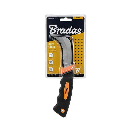 Нож универсальный Bradas серповидный 22 см TPR (AK-KN0010) - фото 3