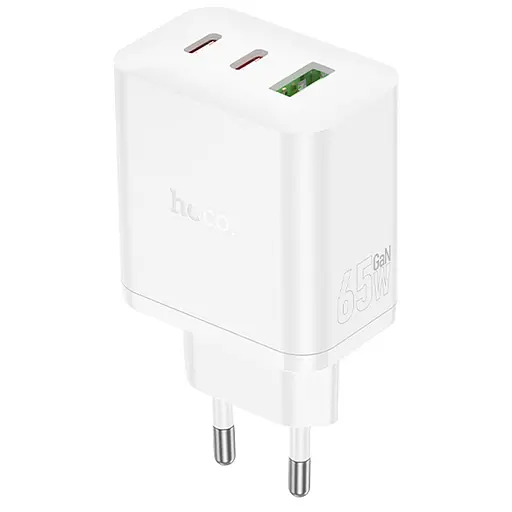 МЗП Hoco N51 Scenery PD65W (1USB-A/2C) White