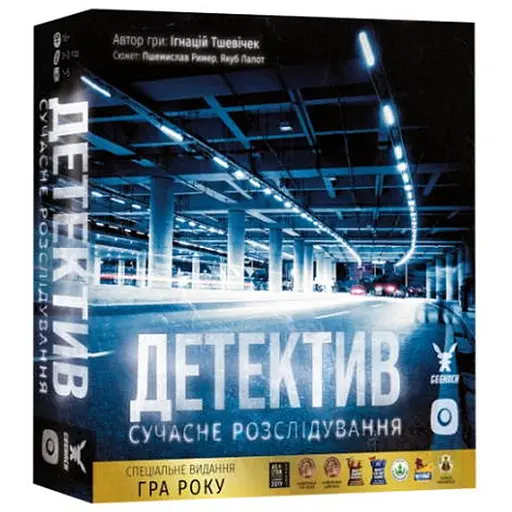 Настольная игра Geekach Games Детектив. Игра о современном расследовании (Detective: A Modern Crime Board Game) (укр.) (GKCH174dt) - фото 1