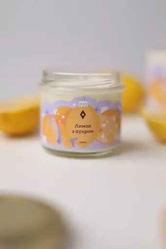 Свічка Лимон з цукром 130 мл - фото 7