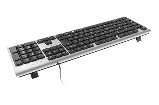 Клавиатура REAL-EL 507 Standard Silver (EL123100046) - фото 2