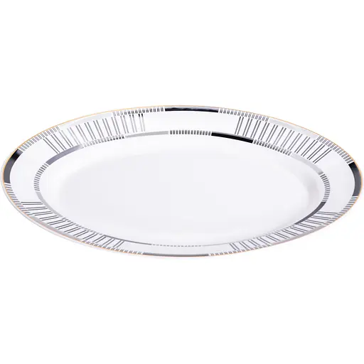 Столовый сервиз Yiwu на 6 персон фарфоровый Geometry HP-HK-6 - фото 6