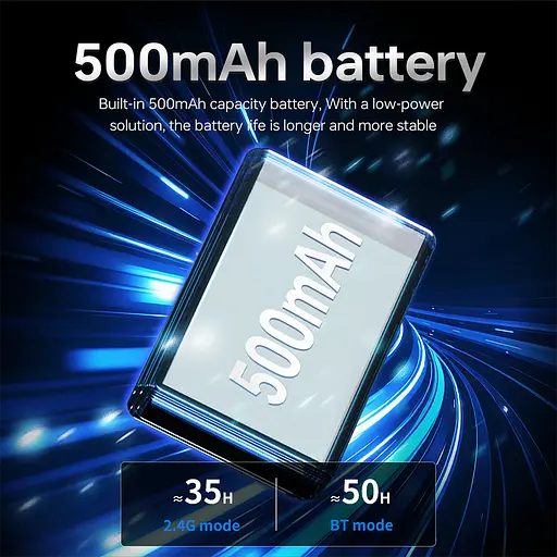 Ігрова бездротова мишка Ajazz Aj199 / Три режими підключення / Сенсор PAW3311 / 60 г / 24000 DPI / White - фото 4