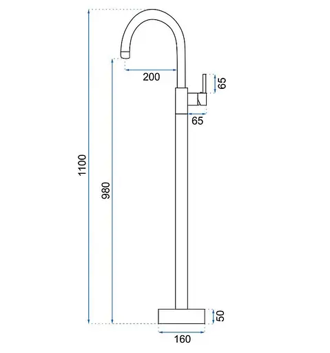 Смеситель для умывальника Rea Ortis gold золотой REA-B4890 Золотой - фото 4