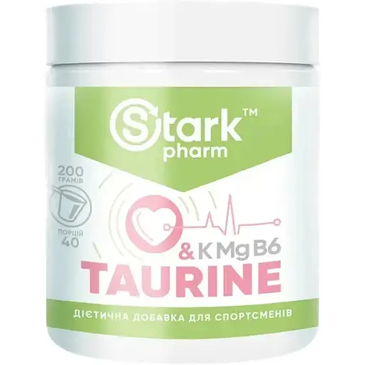 Мультивітаміни Stark Pharm Taurine MgB6 200 g (1086-100-48-5161059-20)