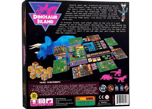 Настільна гра Pandasaurus Games Острів Динозаврів (Dinosaur Island) (англ.) (PAN201703) - фото 2