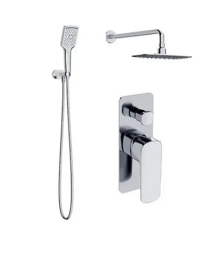 Комплект для ванни та душу прихованого монтажу Cersanit Larga S952-029 СЕТ B342 зі змішувачем Хром 30412 - фото 1