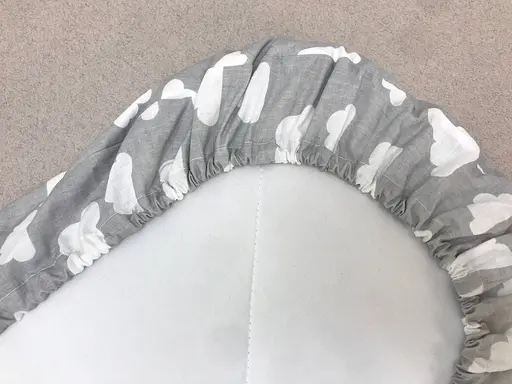 Простынь Moontime хлопковая в коляску "Облака" - фото 3