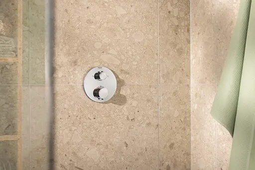 Душова система з термостатом прихованого монтажу Grohe Grohtherm з Rainshower Mono 310 34869000, Хром - фото 7