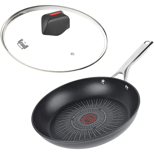 Сковорода Krauff з антипригарним покриттям зі скляною кришкою 28 см (25-45-259) - фото 4