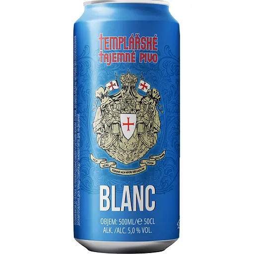 Пиво Templarske Blanc світле нефільтроване 5% 0.5 л