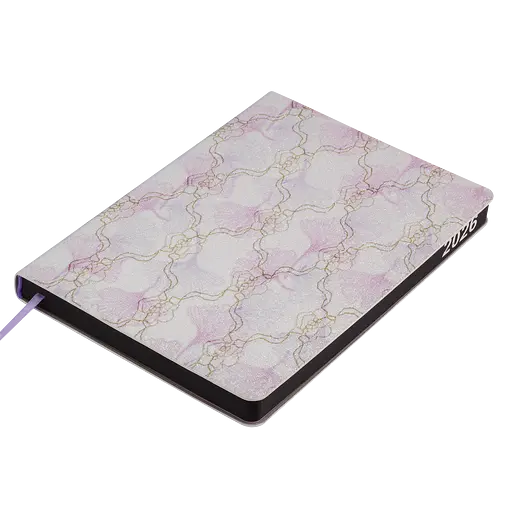 Щоденник датований Buromax Bloom 2026 A5 штучна шкіра фіолетовий (BM.21156-07) - фото 2