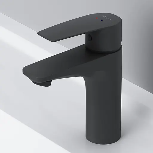 Змішувач для раковини AM.PM Gem чорний F90E02122 - фото 3
