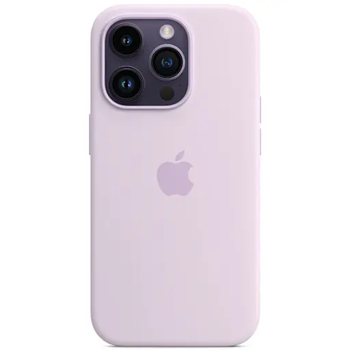 Чохол Silicone Case Full Protective (AA) для Apple iPhone 15 Pro Max (6.7) Бузковий / Lilac - фото 1
