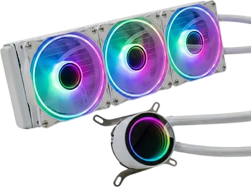 Водяное охлаждение Vinga Wave ARGB White - фото 1