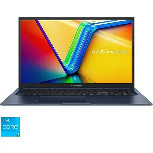 Ноутбук ASUS VivoBook 17 X1704VA, i3-1315U, 6 ядер, 16GB DDR4, 2TB, UHD, Без ОС