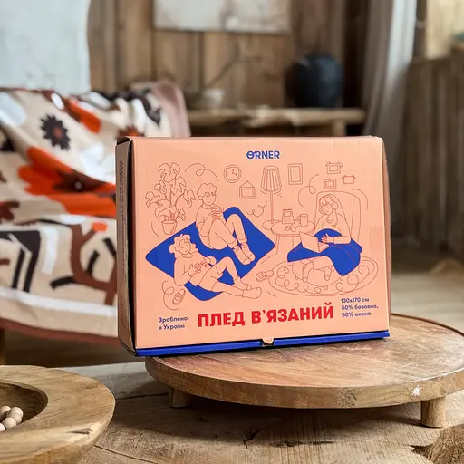 Плед Orner Вічне дерево життя світлий 130 x 170 см - фото 9