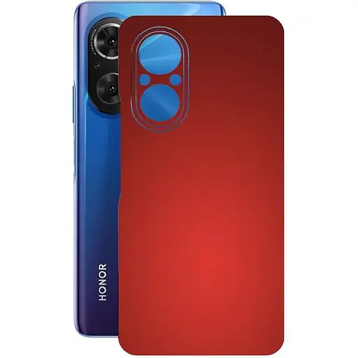 Защитная пленка StatusSKIN для Honor 50 SE Корпус Винил красная матовая