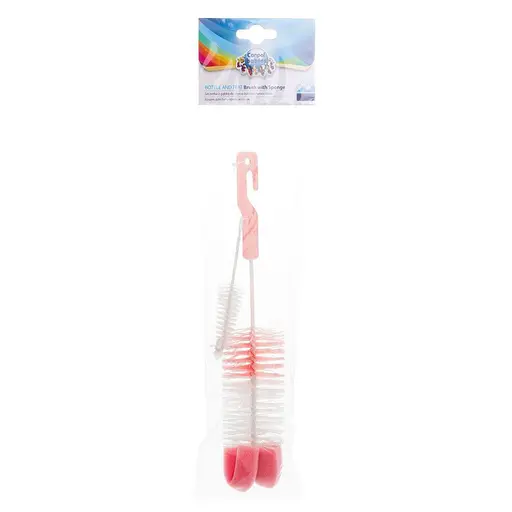 Щетка для мытья бутылок и сосок Canpol Babies Розовый 2/410 - фото 2