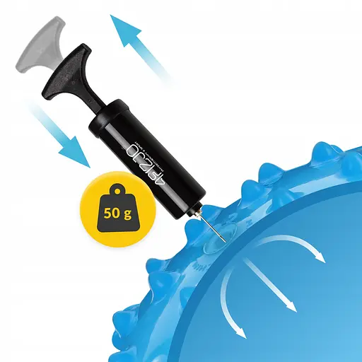 М'яч для пілатесу, йоги, реабілітації 4FIZJO 20 см (масажний) Blue (P-5905973402354) - фото 7