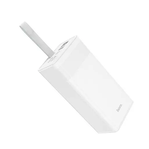 Портативний зарядний пристрій для телефону Power bank Hoco J86A Powermaster 50000 mAh 22.5W з ліхтарем Білий - фото 3