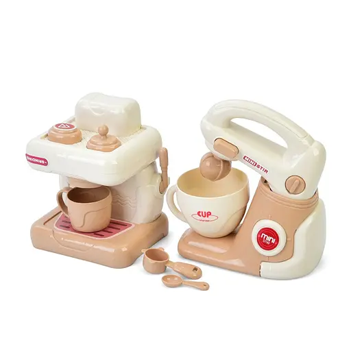 Дитяча побутова техніка "Міксер-Кавоварка" E02 механічний обертовий віночок - фото 2