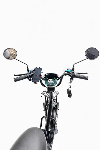 Электровелосипед Minako Monster (2000W, 60V, 36Ah) +Гидравлический тормоз +Раскладной Багажник / сиденья Черный - фото 6