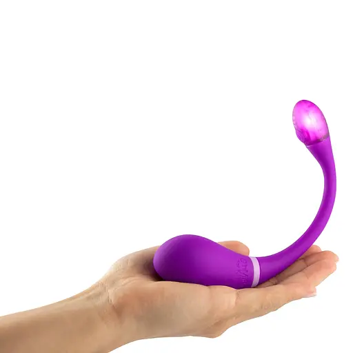 Віброяйце Kiiroo OhMiBod Esca 2 18.5 см фіолетовий - фото 10