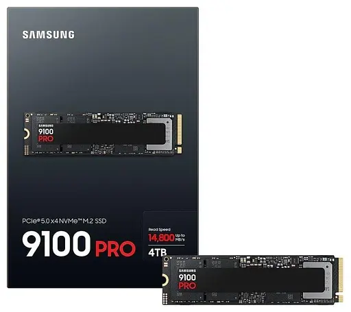 Накопитель SSD Samsung m.2 NVMe 4TB 9100 PRO V-NAND TLC (MZ-VAP4T0BW) - фото 4