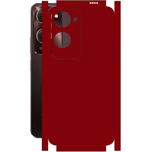 Защитная пленка StatusSKIN для Vivo Y28s Корпус Винил Металлик красный