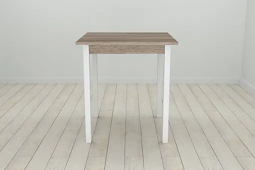 Стіл кухонний Ferrum-decor Дієго 75x70x70 Білий ДСП Сонома Трюфель 16мм (FRD-106295) - фото 4