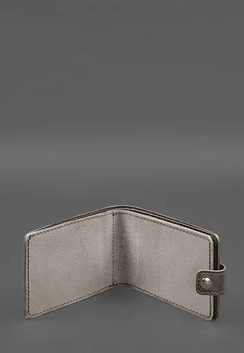 Кожаная обложка-портмоне для удостоверения участника боевых действий (УБД) Темно-бежевая - фото 3