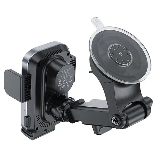 Автотримач для телефона ACEFAST D53 wireless charging car holder with electric clamp for dashboard Black - фото 4