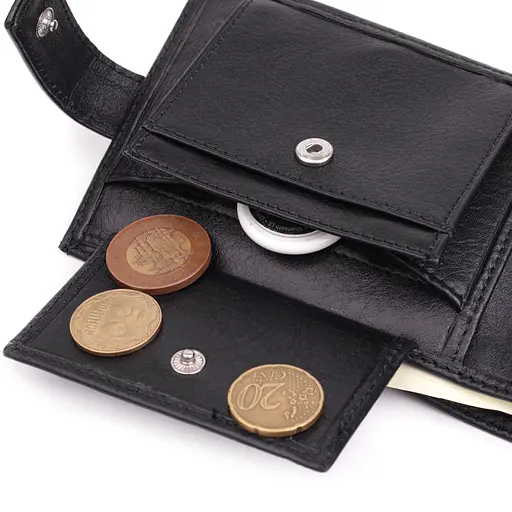 Місткий чоловічий гаманець із натуральної шкіри Bond 13х9.5х2 см acs0029593 - фото 8