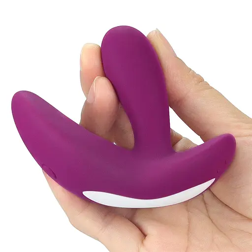 Вібратор Lovetoy O-Sensual Remote Ride 9 см фіолетовий - фото 6