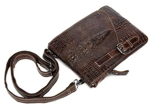 Чоловіча шкіряна сумка Vintage 21х17х1 см sum0015042 - фото 7