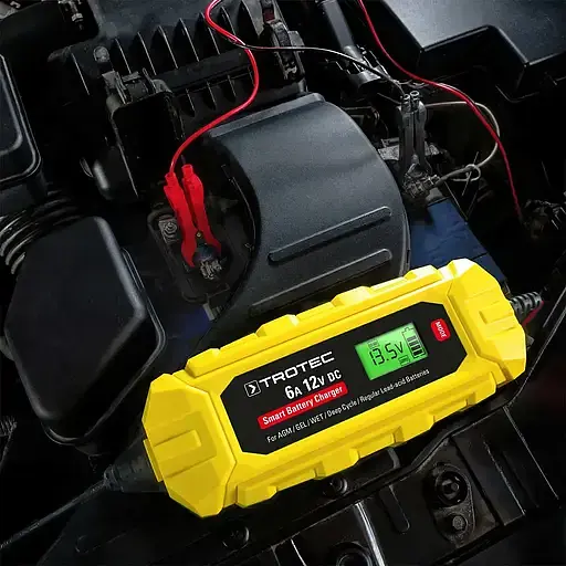 Зарядное устройство для Trock PBCS 6A 12V 4-150Ah для автомобильного аккумулятора (DAS302835) - фото 8