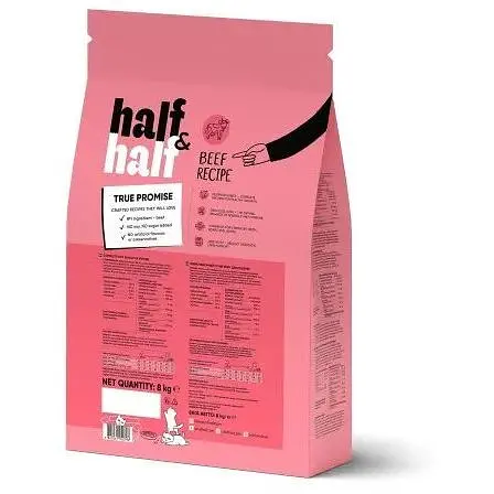 Сухой корм Half&Half для котят с говядиной 8 кг - фото 2