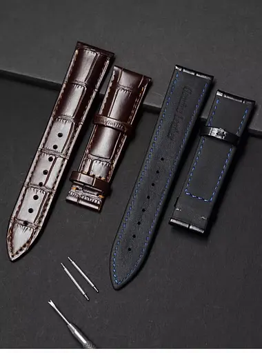 Ремінець шкіряний DeLuxe кліпсовий розмір 20 - фото 8